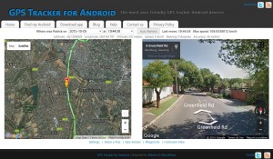 GPS Tracker for Android screenshot